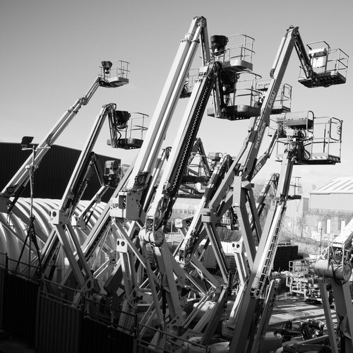 Dark Bridge Cranes